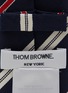 细节 - 点击放大 - THOM BROWNE - Mogador Striped Silk Cotton Tie