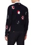 背面 - 点击放大 - THOM BROWNE - Patchwork Cable Knit Virgin Wool Cardigan
