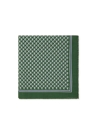 首图 - 点击放大 - STEFANOBIGI MILANO - Small Dotted Silk Pocket Square