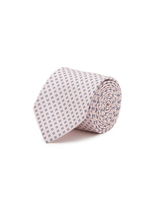 首图 - 点击放大 - STEFANOBIGI MILANO - Floral Dotted Silk Tie