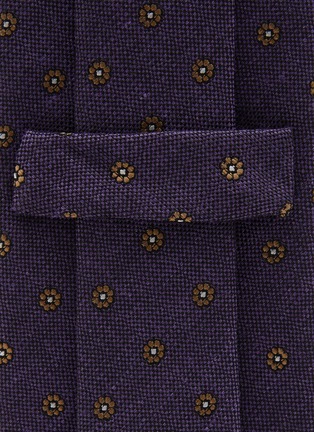 细节 - 点击放大 - STEFANOBIGI MILANO - Floral Line Silk Tie