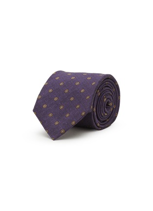 首图 - 点击放大 - STEFANOBIGI MILANO - Floral Line Silk Tie