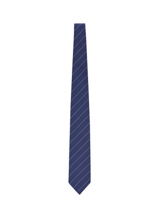 模特儿示范图 - 点击放大 - STEFANOBIGI MILANO - Pin Striped Wool Tie