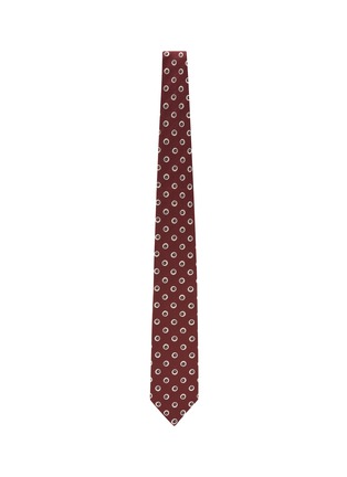 模特儿示范图 - 点击放大 - STEFANOBIGI MILANO - Dotted Silk Cotton Tie