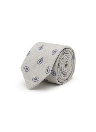 首图 - 点击放大 - STEFANOBIGI MILANO - Paisley Silk Linen Tie