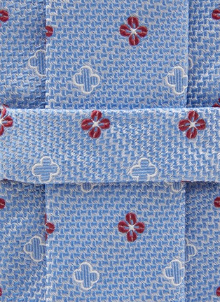 细节 - 点击放大 - STEFANOBIGI MILANO - Floral Silk Tie