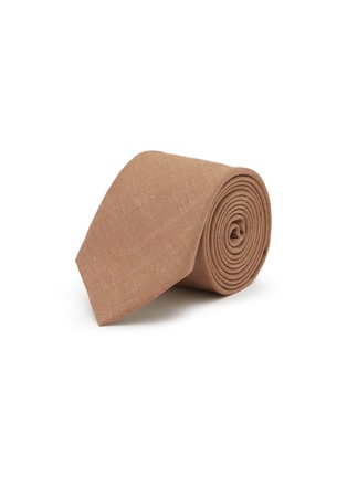首图 - 点击放大 - STEFANOBIGI MILANO - Drap Harringnone Wool Linen Tie
