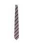 模特儿示范图 - 点击放大 - STEFANOBIGI MILANO - Pin Striped Silk Linen Tie