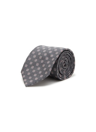 首图 - 点击放大 - STEFANOBIGI MILANO - Floral Dotted Silk Tie