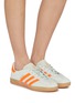 模特儿示范图 - 点击放大 - ADIDAS - Gazelle Indoor Leather Women's Sneakers