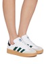 模特儿示范图 - 点击放大 - ADIDAS - Samba XLG Leather Women's Sneakers