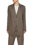 首图 - 点击放大 - RICK OWENS - Lido Single Breasted Panelled Linen Blazer