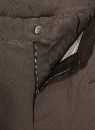  - RICK OWENS - Stefan Linen Cargo Pants