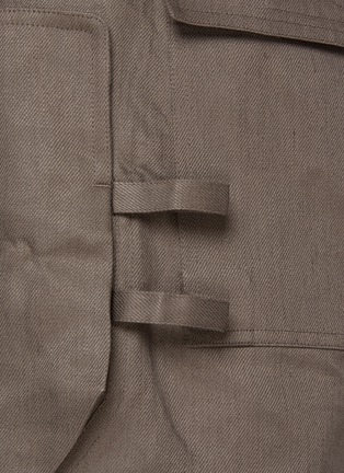  - RICK OWENS - Stefan Linen Cargo Pants