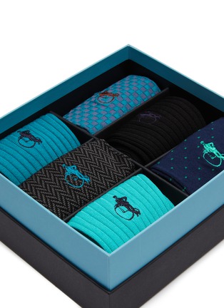 细节 - 点击放大 - LONDON SOCK COMPANY - Socks Gift Box — Set of 6