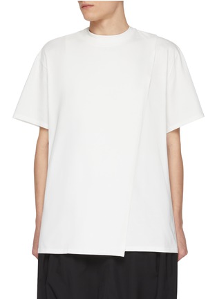 首图 - 点击放大 - MORDECAI - Double Layer Cotton T-Shirt