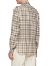 背面 - 点击放大 - LUIGI BORRELLI - NAPOLI - Gable Chequered Cotton Wool Shirt