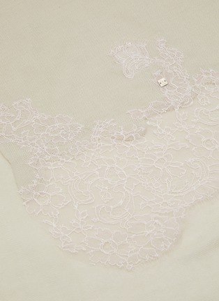 细节 - 点击放大 - LANE’S - The New H Cashmere Silk Lace Shawl