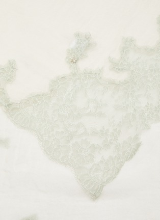 细节 - 点击放大 - LANE’S - The New H Cashmere Lace Appliqué Shawl