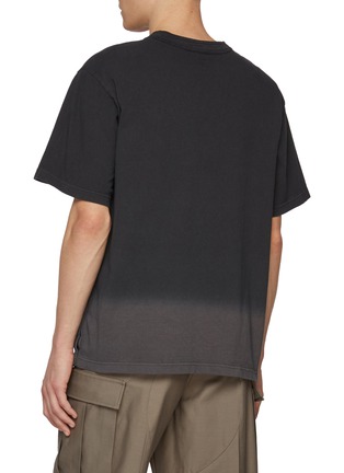 背面 - 点击放大 - SACAI - Garment Dyed Hem Cotton T-shirt