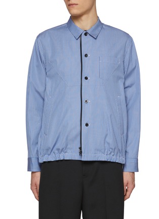 首图 - 点击放大 - SACAI - Dual Closure Cotton Shirt Jacket