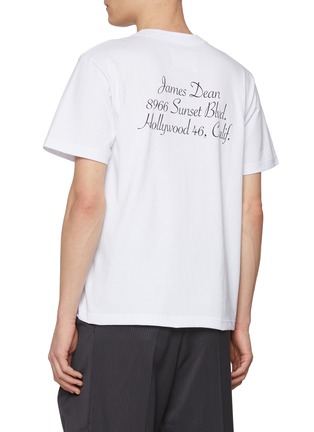 背面 - 点击放大 - SACAI - James Dean Cotton T-Shirt