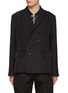 首图 - 点击放大 - SACAI - Shirt Collar Double Breasted Silk Cotton Blazer