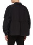 背面 - 点击放大 - SACAI - Elasticated Waist Hybrid Suiting Bomber Jacket