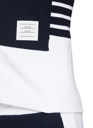  - THOM BROWNE - 四条纹双拉链纯棉夹克