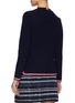 背面 - 点击放大 - THOM BROWNE - Long Sleeve Cashmere Knit Top