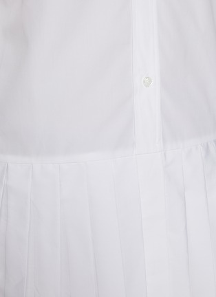  - THOM BROWNE - 棉质府绸褶裥衬衫