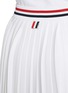  - THOM BROWNE - 三条纹边饰百褶裙