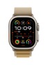 Main View - 点击放大 - APPLE - Apple Watch Ultra 2 GPS + Cellular — Nautral Titanium Case 49mm/Tan Alpine Medium Loop