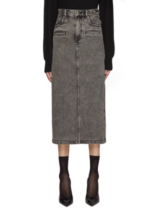 首图 - 点击放大 - MO&CO. - Dark Wash Denim Maxi Skirt