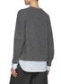 背面 - 点击放大 - MO&CO. - Fake Layering Wool Sweater