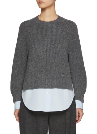 首图 - 点击放大 - MO&CO. - Fake Layering Wool Sweater
