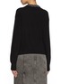 背面 - 点击放大 - MO&CO. - Embroidered Crewneck Wool Cashmere Sweater