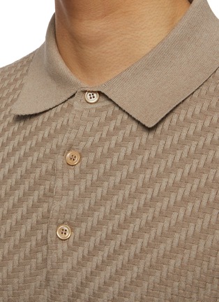  - BRIONI - 半开襟提花 POLO 衫