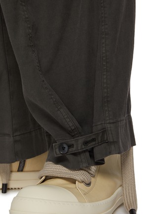  - THE VIRIDI-ANNE - Object Dyed Drawstring Twill Cotton Pants
