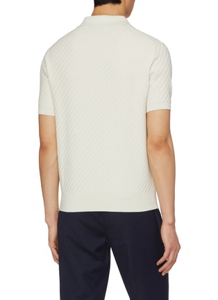 背面 - 点击放大 - BRIONI - 半开襟提花 POLO 衫