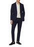 模特儿示范图 - 点击放大 - BRIONI - 半开襟提花 POLO 衫