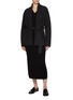 模特儿示范图 - 点击放大 - THE ROW - Isotani Cashmere Silk Cardigan