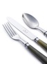 细节 –点击放大 - ALAIN SAINT JOANIS - Julia Stainless Steel Cutlery Set of 4 — Green Marble