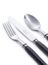 Detail View - 点击放大 - ALAIN SAINT JOANIS - Riviera Stainless Steel Cutlery Set of 4 — Ebony