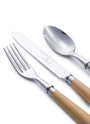 细节 –点击放大 - ALAIN SAINT JOANIS - Julia Stainless Steel Cutlery Set of 4 — Boxwood