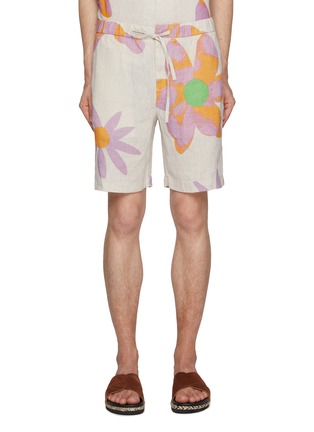 首图 - 点击放大 - FRESCOBOL CARIOCA - X John Booth Capsule Felipe Linen Shorts