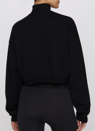正面 -点击放大 - SKIMS - COTTON FLEECE 半开襟短款卫衣