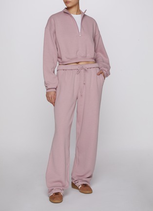 背面 - 点击放大 - SKIMS - COTTON FLEECE 半开襟短款卫衣