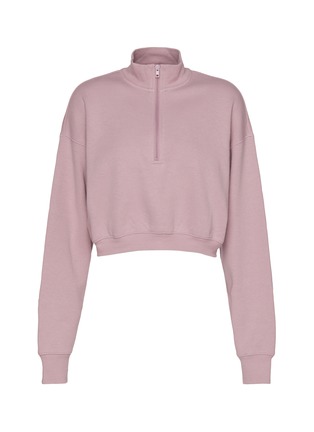 首图 - 点击放大 - SKIMS - COTTON FLEECE 半开襟短款卫衣