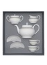 Front View - 点击放大 - THOM BROWNE - x Haviland 4 Bar Porcelain Tea Time Set